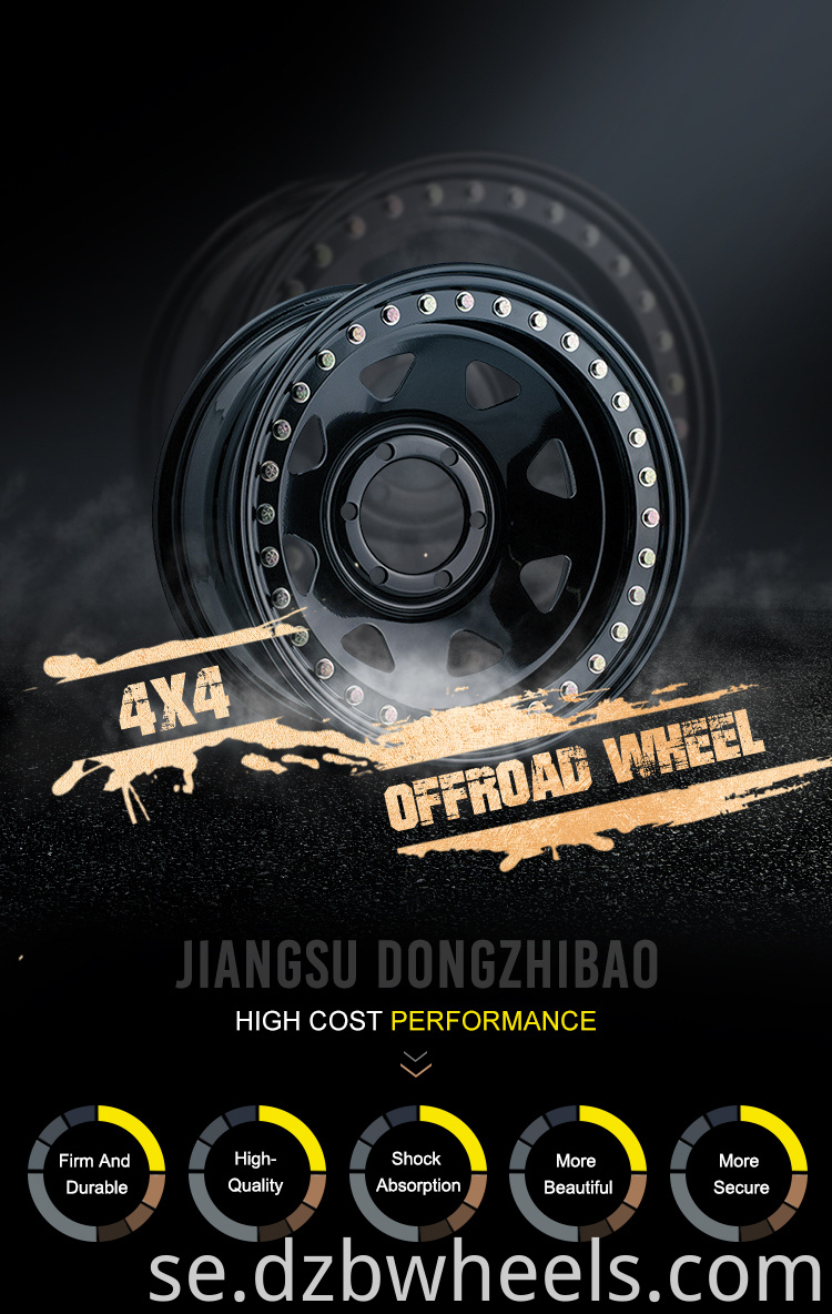 4x4 offroad beadlock steel wheels